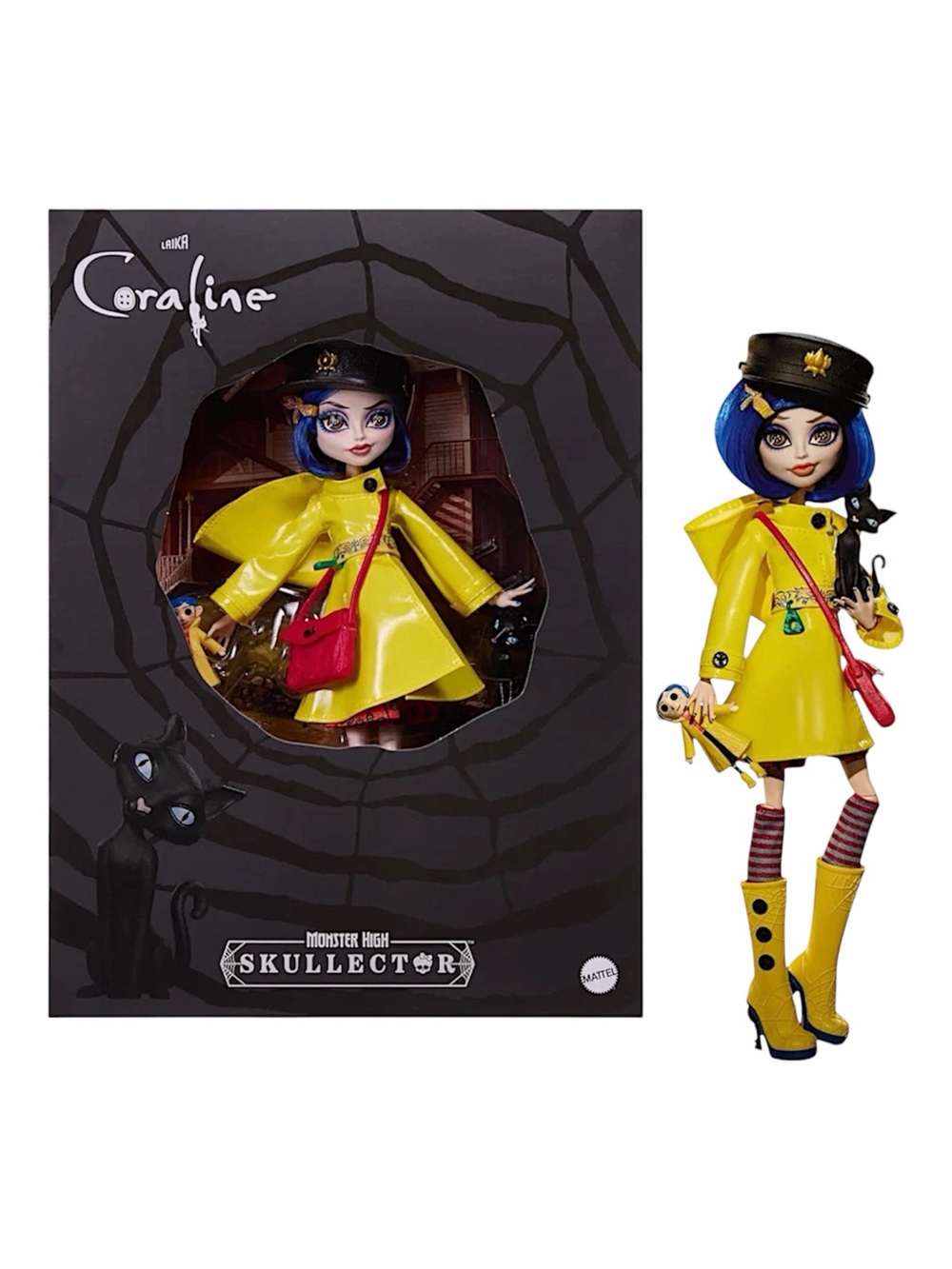 *LAST ONE* MONSTER HIGH: SKULLECTOR X LAIKA - CORALINE DOLL - BNIB